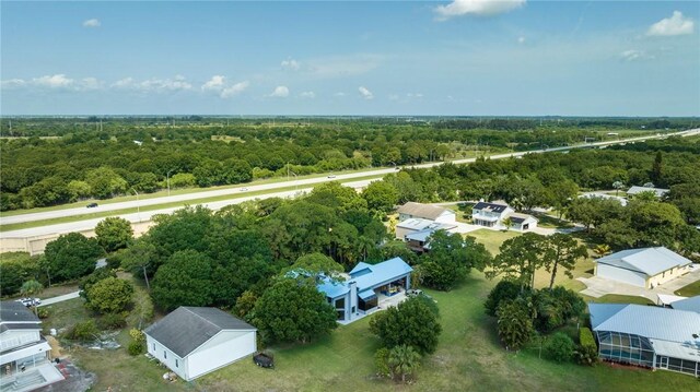 420 Sopwith Dr, Vero Beach, FL 32968 - aerial view of a heavily wooded area