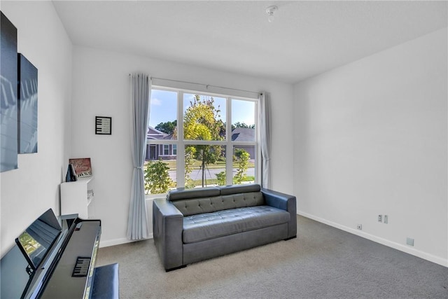 102 52nd Sq, Vero Beach, FL 32967 - sitting room featuring baseboards and carpet