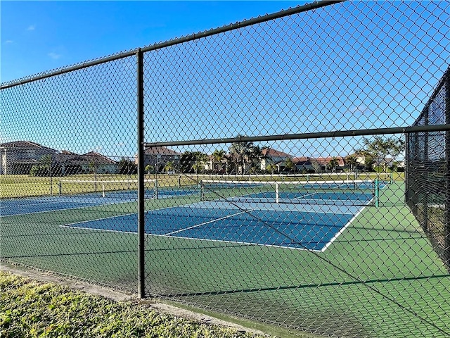 view of tennis court