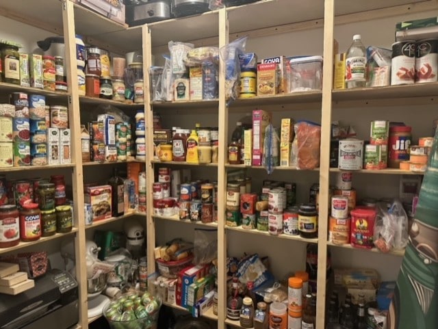 view of pantry