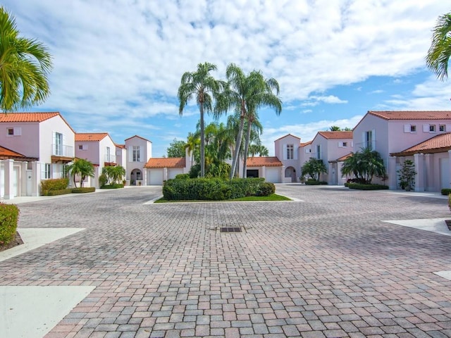 view of street with a residential view