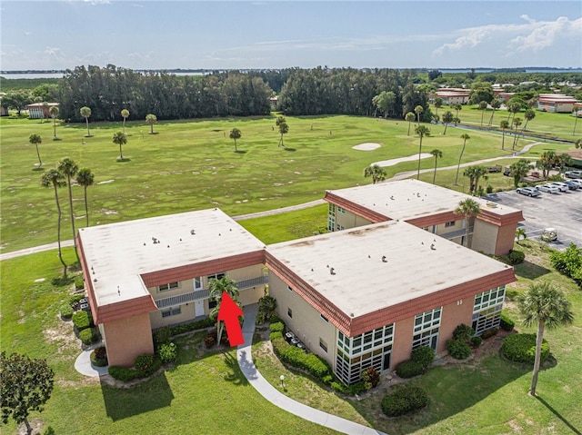 55 Woodland Dr Unit 206, Vero Beach, FL 32962 - drone / aerial view of a golf club