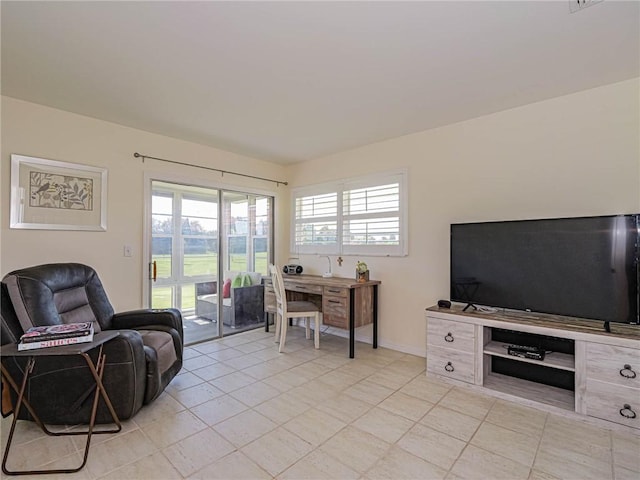 55 Woodland Dr Unit 206, Vero Beach, FL 32962 - office with light tile patterned flooring and baseboards