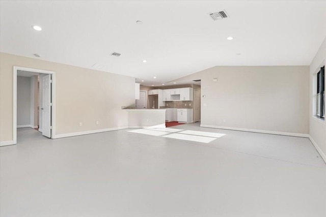 view of unfurnished living room