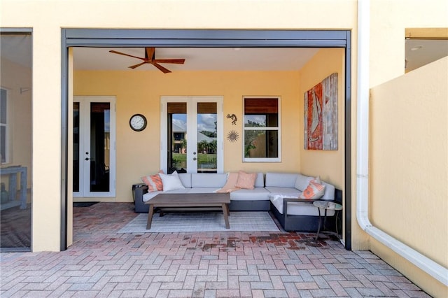view of patio / terrace with outdoor lounge area