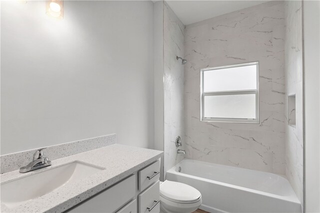 775 11th Ave SW, Vero Beach, FL 32962 - full bathroom with vanity, toilet, and tub / shower combination