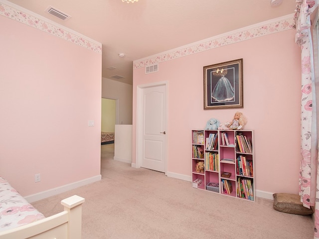 interior space with carpet floors