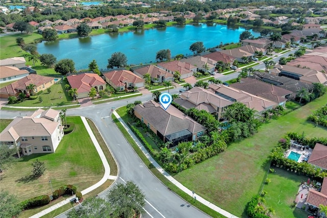 1781 Belmont Cir SW, Vero Beach, FL 32968 - aerial view of residential area with a nearby body of water