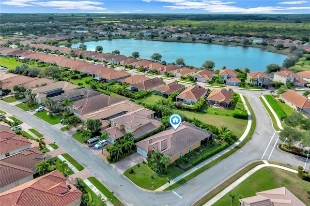 1781 Belmont Cir SW, Vero Beach, FL 32968 - aerial perspective of suburban area with a large body of water