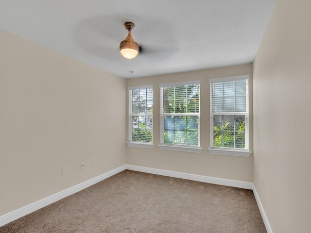 empty room with carpet flooring