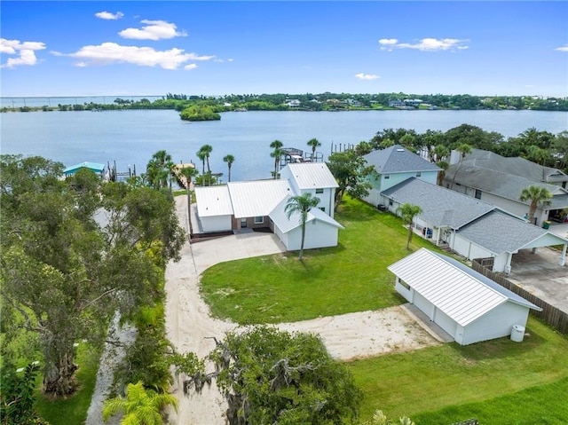 9670 Riverview Dr, Micco, FL 32976 - bird's eye view of a large body of water