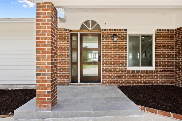 9670 Riverview Dr, Micco, FL 32976 - entrance to property featuring brick siding