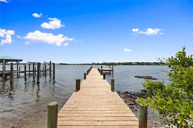 9670 Riverview Dr, Micco, FL 32976 - dock featuring a water view