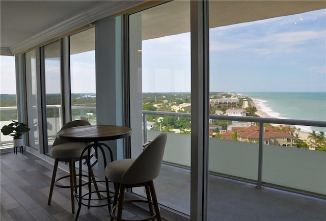 3554 Ocean Dr Unit Ph2S, Vero Beach, FL 32963 - balcony featuring a water view