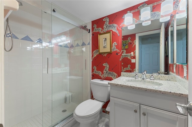 3554 Ocean Dr Unit 403S, Vero Beach, FL 32963 - bathroom with vanity and a stall shower