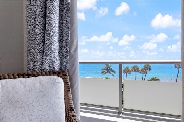 3554 Ocean Dr Unit 403S, Vero Beach, FL 32963 - balcony featuring a water view