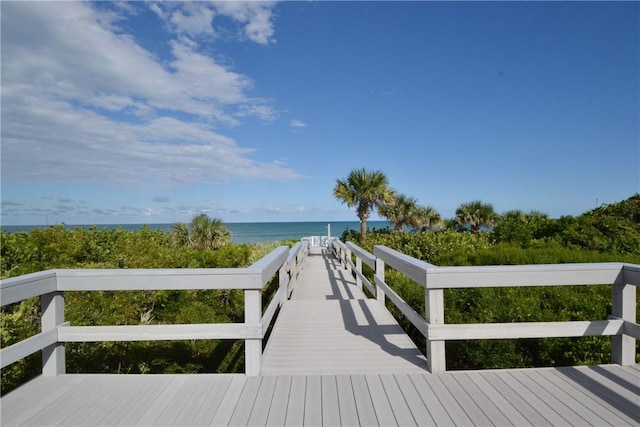 104 Island Plantation Ter Unit 304, Vero Beach, FL 32963 - exterior space featuring a beach view and a water view