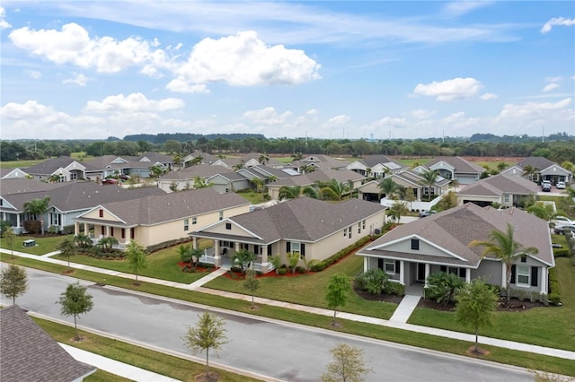 birds eye view of property featuring a residential view