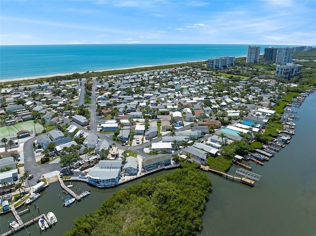 5367 Montego Cir, Hutchinson Island, FL 34949 - drone / aerial view of a nearby body of water