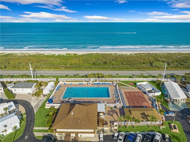 5367 Montego Cir, Hutchinson Island, FL 34949 - bird's eye view of expansive beach