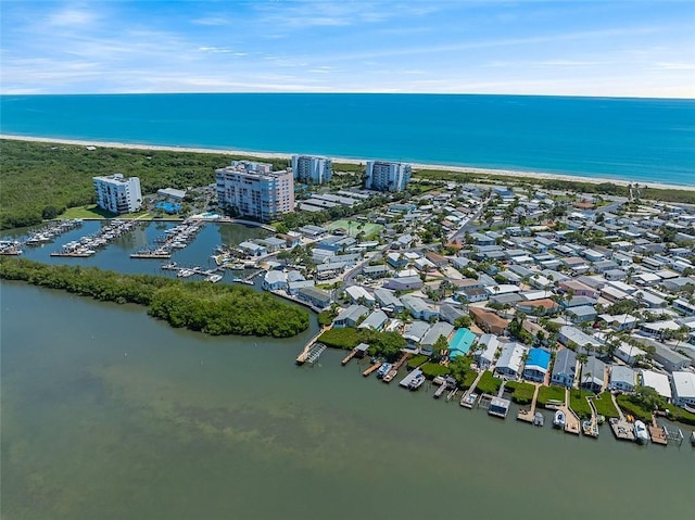 5367 Montego Cir, Hutchinson Island, FL 34949 - aerial view of a nearby body of water