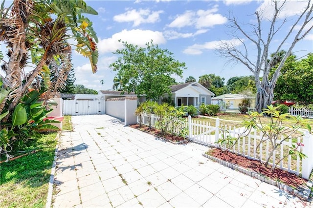 view of ranch-style home