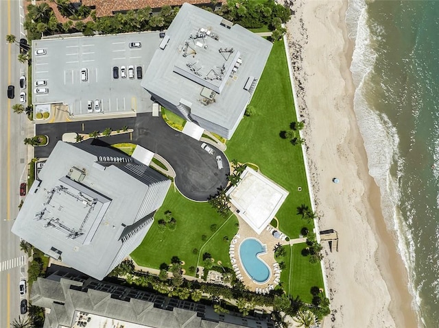 3554 S Ocean Dr Unit 1203, Vero Beach, FL 32963 - aerial view of unending shoreline and a pool