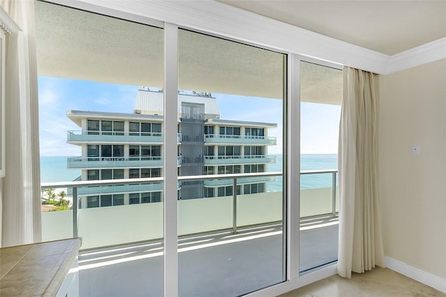 3554 S Ocean Dr Unit 1203, Vero Beach, FL 32963 - balcony featuring a water view