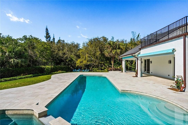 pool featuring a patio