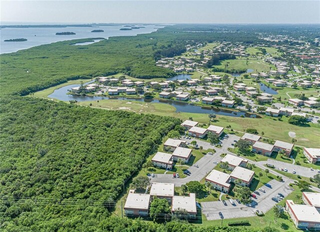 85 Crooked Tree Ln Unit 203, Vero Beach, FL 32962 - drone / aerial view with a water view and a residential view