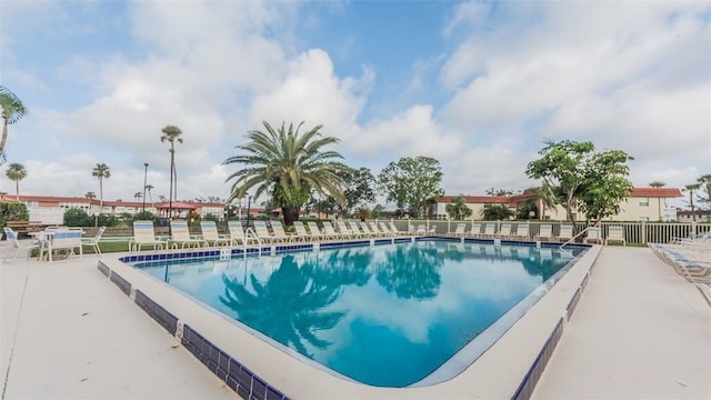 view of pool