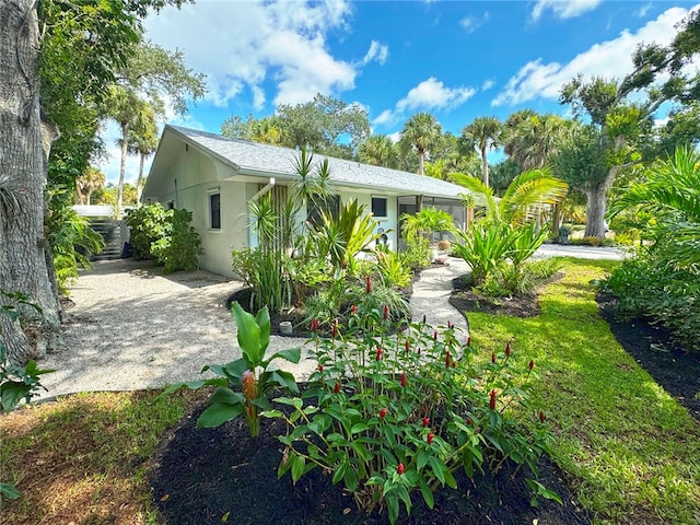 view of rear view of property