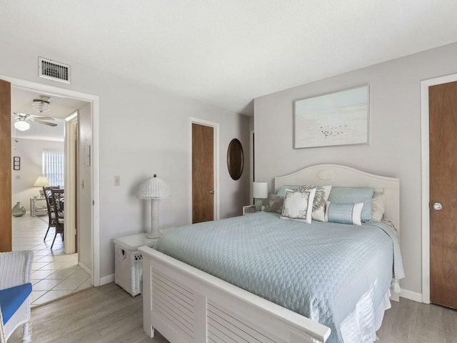2800 Indian River Blvd Unit N2, Vero Beach, FL 32960 - bedroom with light wood-style flooring and baseboards