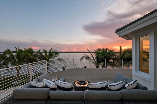 526 Point Ln, Vero Beach, FL 32963 - exterior space with a water view