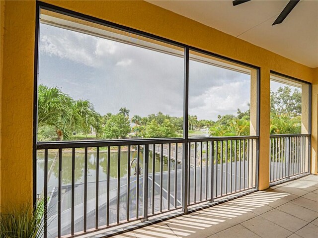 4570 Bridgepointe Way Unit 148, Vero Beach, FL 32967 - view of unfurnished sunroom