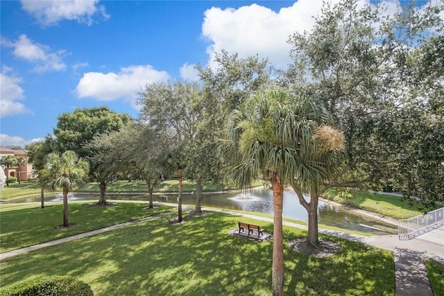 5060 Fairways Cir Unit F312, Vero Beach, FL 32967 - view of property's community featuring a water view and a yard