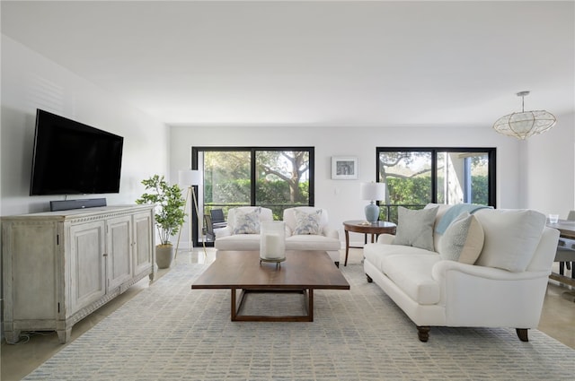 view of living room