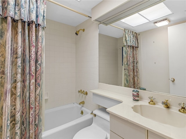 8444 Oceanside Dr Unit D31, Indian River Shores, FL 32963 - full bath with shower / tub combo, vanity, and toilet