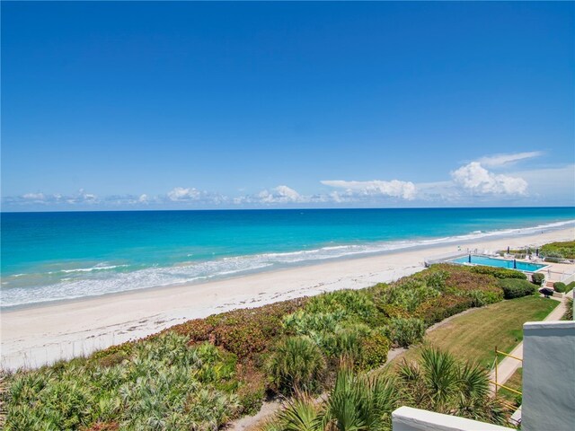 8444 Oceanside Dr Unit D31, Indian River Shores, FL 32963 - water view featuring local beach