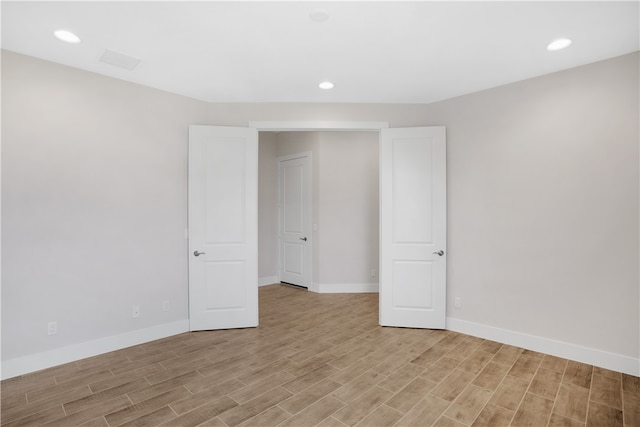 interior space with light wood-type flooring