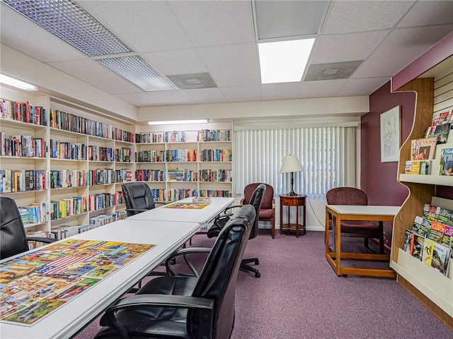 14 Vista Gardens Trl Unit 102, Vero Beach, FL 32962 - carpeted office with a drop ceiling
