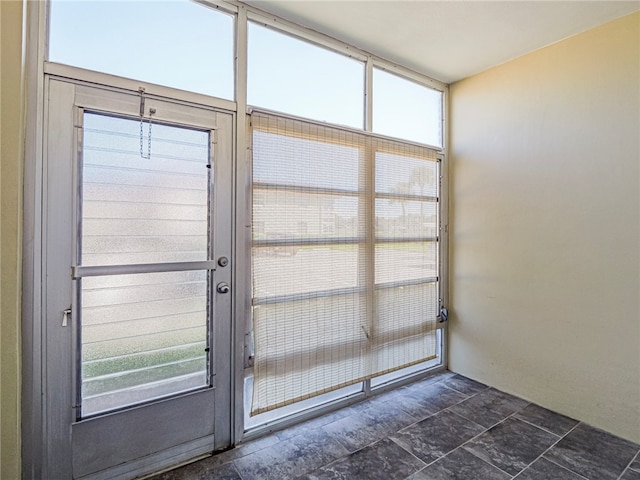 entryway with plenty of natural light