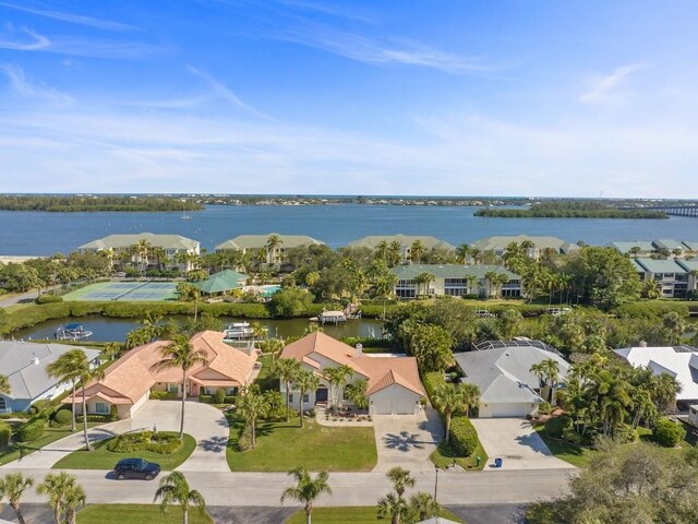 1880 Cobia Dr, Vero Beach, FL 32960 - aerial perspective of suburban area with a large body of water