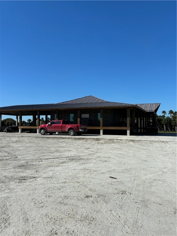 view of car parking