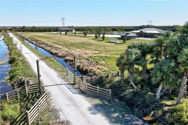 view of property's community featuring a rural view