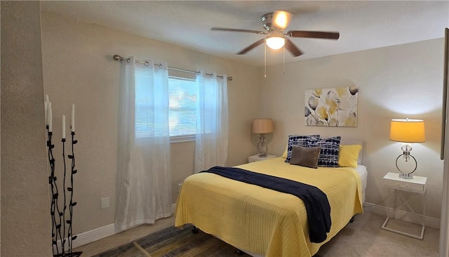 401 N 29th St, Fort Pierce, FL 34947 - bedroom featuring baseboards and ceiling fan