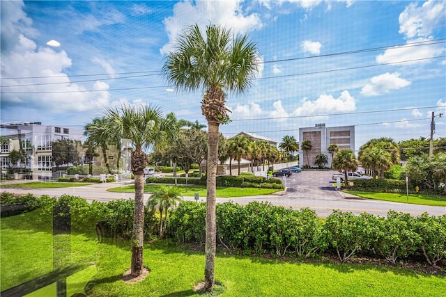 1441 Ocean Dr Unit 207, Vero Beach, FL 32963 - surrounding community with a lawn