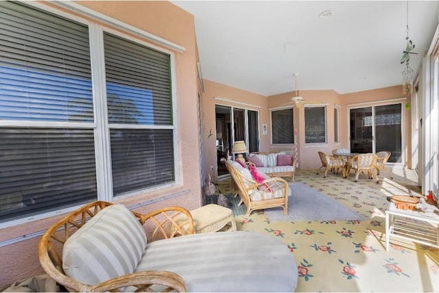 view of patio / terrace featuring an outdoor living space