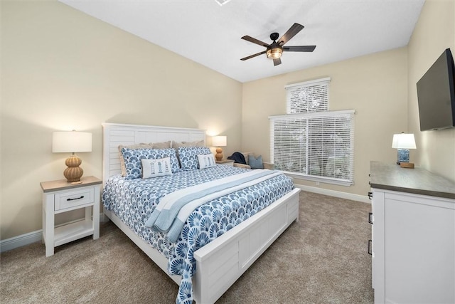 1335 Winding Oaks Cir E Unit 1007, Vero Beach, FL 32963 - bedroom featuring light colored carpet, baseboards, and a ceiling fan