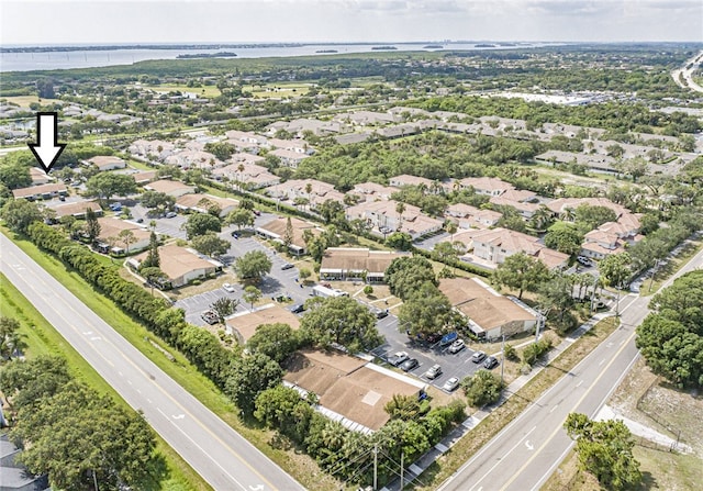 birds eye view of property featuring a residential view